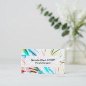 Psychotherapeutische Beratung Visitenkarte (Stehend Vorderseite)