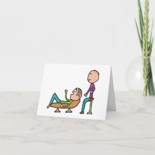 Psychotherapie Beratung und Therapie Karte (Vorderseite)