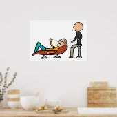 Psychotherapie Beratung und Therapie Poster (Küche)