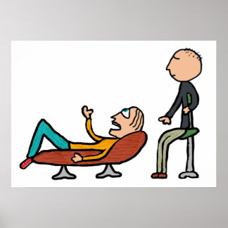 Psychotherapie Beratung und Therapie Poster