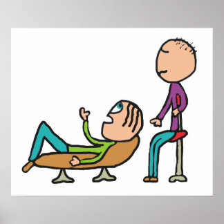 Psychotherapie Beratung und Therapie Poster