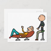 Psychotherapie Beratung und Therapie Postkarte (Vorne/Hinten)