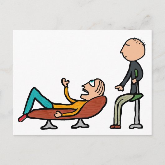 Psychotherapie Beratung und Therapie Postkarte (Vorderseite)