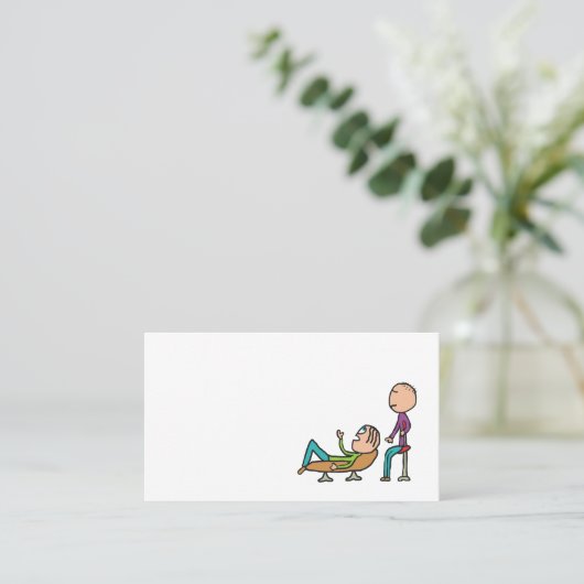 Psychotherapie Beratung und Therapie Visitenkarte (Stehend Vorderseite)