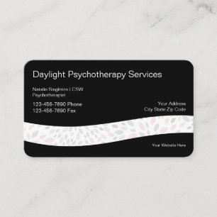 Psychotherapie für psychische Gesundheit Visitenkarte