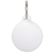 Psychotherapie Hund in Ausbildung Haustiermarke (Rückseite)