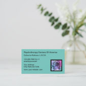 Psychotherapie Psychische Gesundheit Visitenkarte (Stehend Vorderseite)