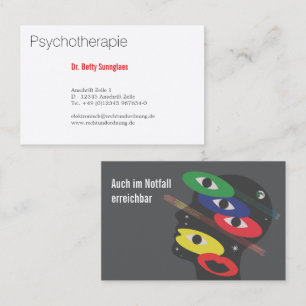 Psychotherapie Psychologie Visitenkarte