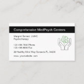 Psychotherapie-Visitenkarten Visitenkarte (Vorderseite)