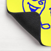 Psychotische Mausunterlage Mousepad (Ecke)