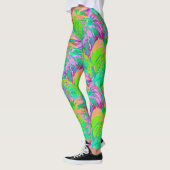 Psychotischer psychedelischer Alien-Dschungel Leggings (Links)