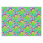 Psychotischer psychedelischer Alien-Dschungel Tischdecke (Vorderseite (Horizontal))