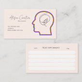 psycology editable business card  visitenkarte (Vorne/Hinten)
