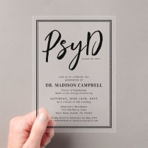 PsyD Doktor der Psychologie-Absolventin