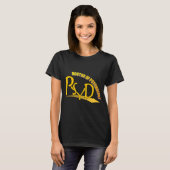 PSYD DOKTOR OF PSYCHOLOGY YELLOW LOGO T-Shirt (Vorne ganz)