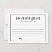 PsyD Graduation Party Advisor und Wünsche Mitteilungskarte (Rückseite)