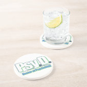 PsyD LOGO2 DOKTOR DER PSYCHOLOGIE Getränkeuntersetzer (Seite)