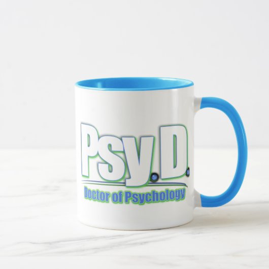 PsyD LOGO2 DOKTOR OF PSYCHOLOGY Tasse (Rechts)