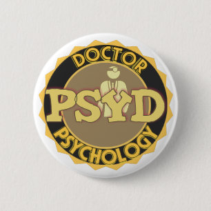 PsyD LOGO - DOKTOR OF PSYCHOLOGY Button