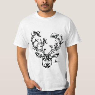 Psydeer T-Shirt BW