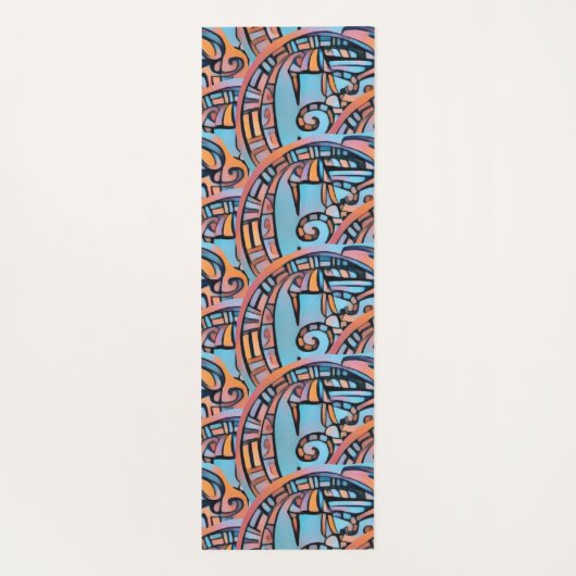 PsyHead Yoga Mat Yogamatte (Rückseite)