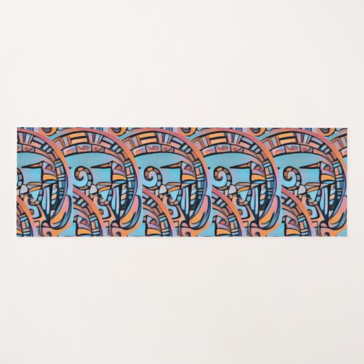 PsyHead Yoga Mat Yogamatte (Vorderseite (Horizontal))