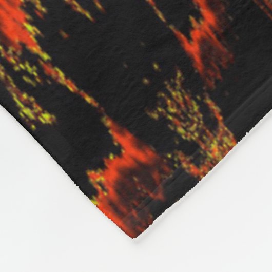 PSYKHE-Göttin der Schmetterlinge 23 Fleecedecke (Ecke)