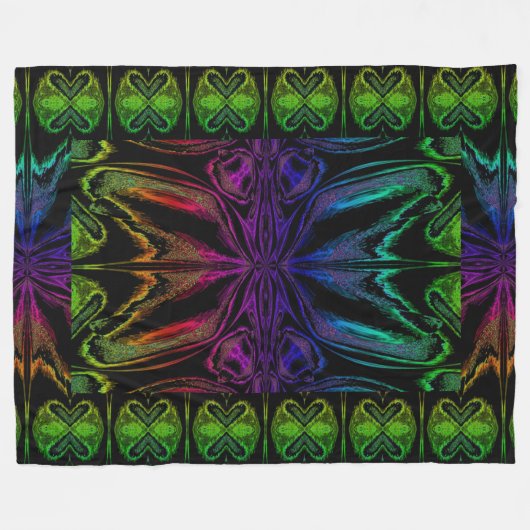 PSYKHE-Göttin der Schmetterlinge 25 Fleecedecke (Vorderseite (Horizontal))