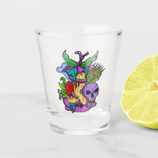 Psyko-Daizie Giftapfel Schnapsglas