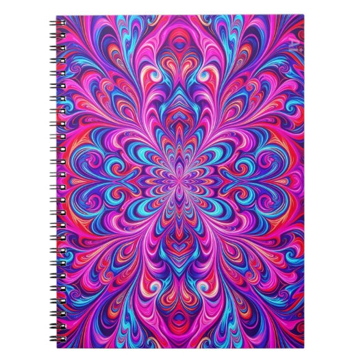 Psyko-Daizie Psykodelik Notizbuch Notizblock (Vorderseite)