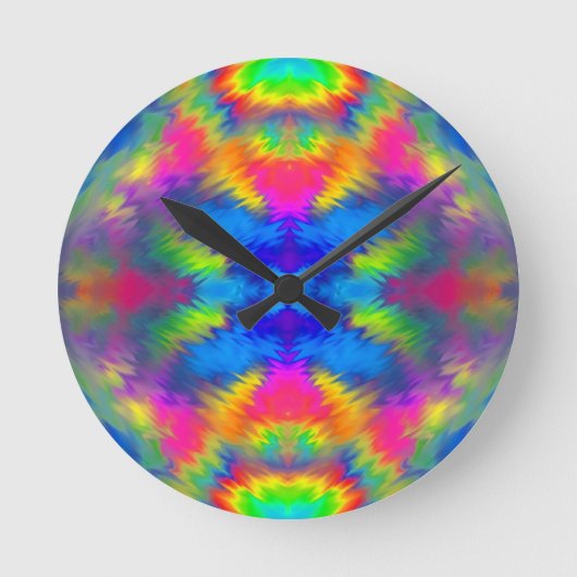Psyko-Daizie Silver Machine Wanduhr (Vorderseite)