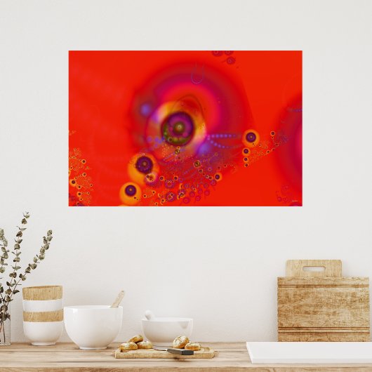 Psyktopus Dragonfly Poster (Küche)