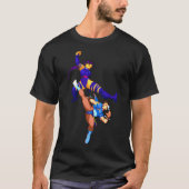 Psylocke Vs Chun Li Mvc2 T-Shirt (Vorderseite)