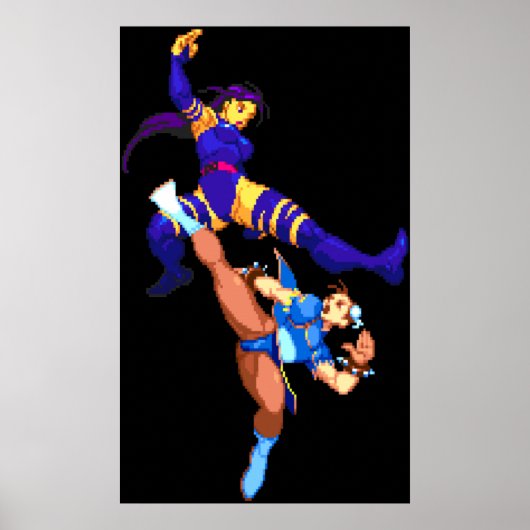 Psylocke vs Chun Li Poster (Vorne)