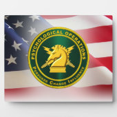 PSYOPS Army Veteran Fotoplatte (Vorderseite)