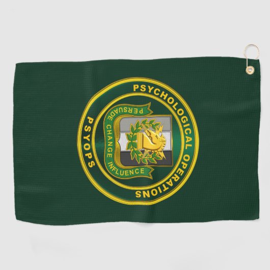 PSYOPS Psychologische Operationen Golfhandtuch (Horizontal)