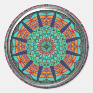 PSYWHEELS-Aufkleber Runder Aufkleber