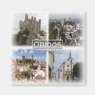 PT0037 Europa, Portugal, Obidos, Kühlschrank Magnet