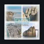 PT040 Europa, Portugal, Lagos, Kühlschrank Magnet<br><div class="desc">Hier finden Sie das Andenken Ihres Urlaubs. Diese Kategorie enthält Kühlschrankmagnet von vielen Standorten in Europa. (PT0040 Europa, Portugal, Lagos, The Beach Praia do Pinhao, Point of Piedade, Seefeld, Luftsicht, falaise pont Kühlschrankmagnet). Erleben Sie Freunde und Verwandte mit den einzigartigen Souvenirs von Ihrer großartigen Reise. Probier uns! #LeoPepeDesign - Europa-portugal,...</div>