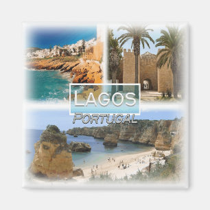 PT041 Europa, Portugal, Lagos, Kühlschrank Magnet