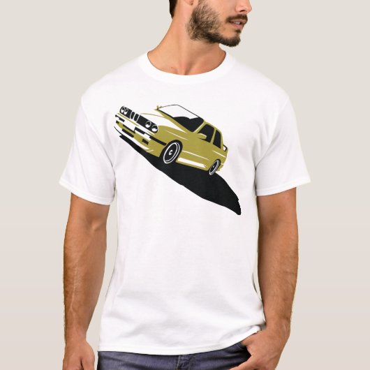 PT1011_BMW M3 Yellow.png T-Shirt (Vorderseite)