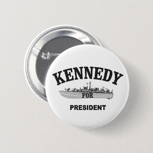 PT-109:Kennedy für den Präsidenten Button (Vorne & Hinten)