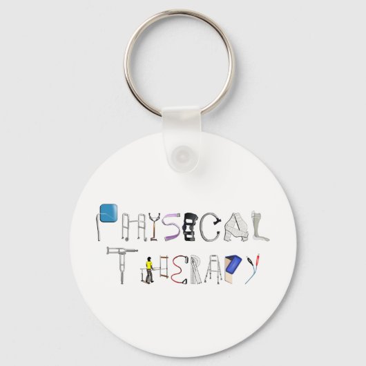 PT am Arbeitsplatz Schlüsselanhänger (Vorderseite)