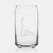 Pt Aux Barques Leuchtturm kann Glas (Rückseite)