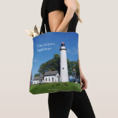 Pt Aux Barques Leuchtturm überall auf Tasche (Von Nahem)