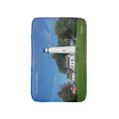 Pt Aux Barques Lighthouse bathmat Badematte (Vorderseite Vertikal)