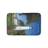 Pt Aux Barques Lighthouse große Badewanne Badematte (Vorderseite)