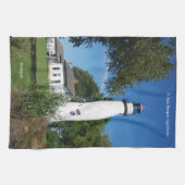 Pt Aux Barques Lighthouse großes Küchentuch (Horizontal)