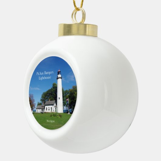 Pt. Aux Barques Lighthouse Ornament (Rechts)