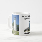 Pt Aux Barques Lighthouse Tasse (Vorderseite Links)